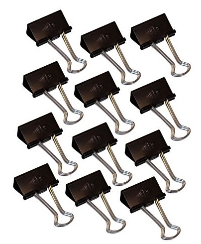 Paperipuristin 32mm WEDO 12kpl/ltk - Paperiliittimet,-puristimet,liitinrasiat - 127073 - 1