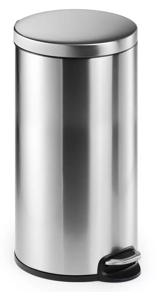 Durable poljinroska-astia ruostumatonta terästä 30L pyöreä - Paperikorit, roskakorit - 340323 - 1