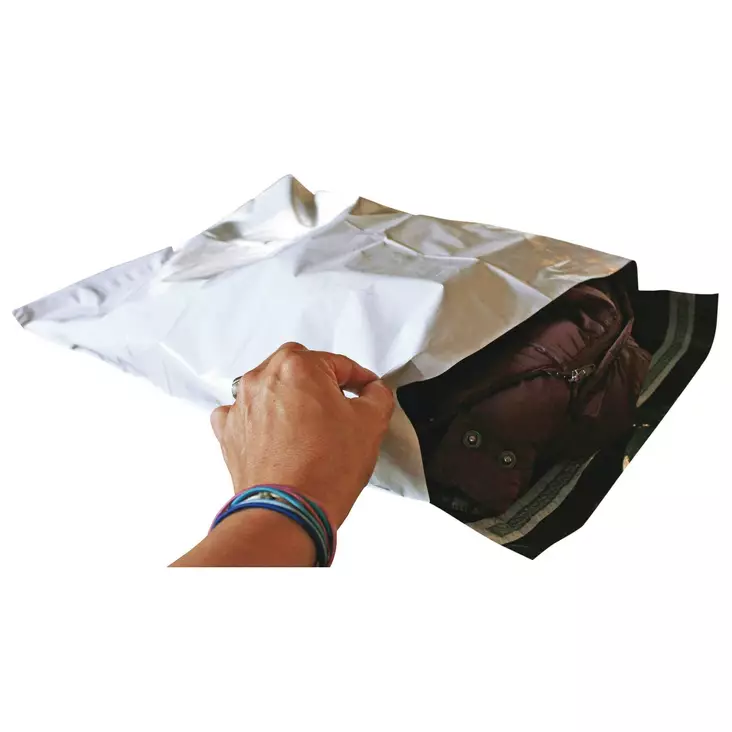 Postituspussi PP 325 x 425 x 50mm valkoinen - Postituspussit- ja pakkaukset - 7610083 - 1