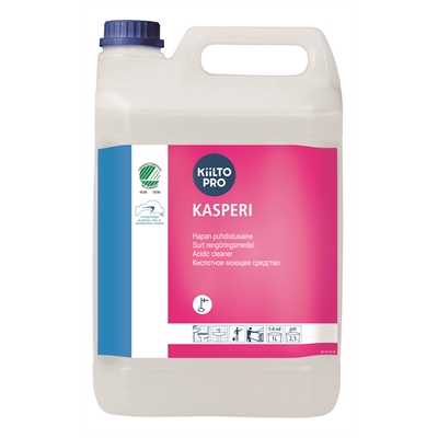 Puhdistusaine Kiilto Kasperi hapan 5 l - Pesu- ja puhdistusaineet - 753143 - 1