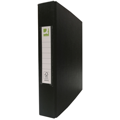 Rengaskansio Q-Connect A5 35mm musta - Kansiot - 203443 - 2