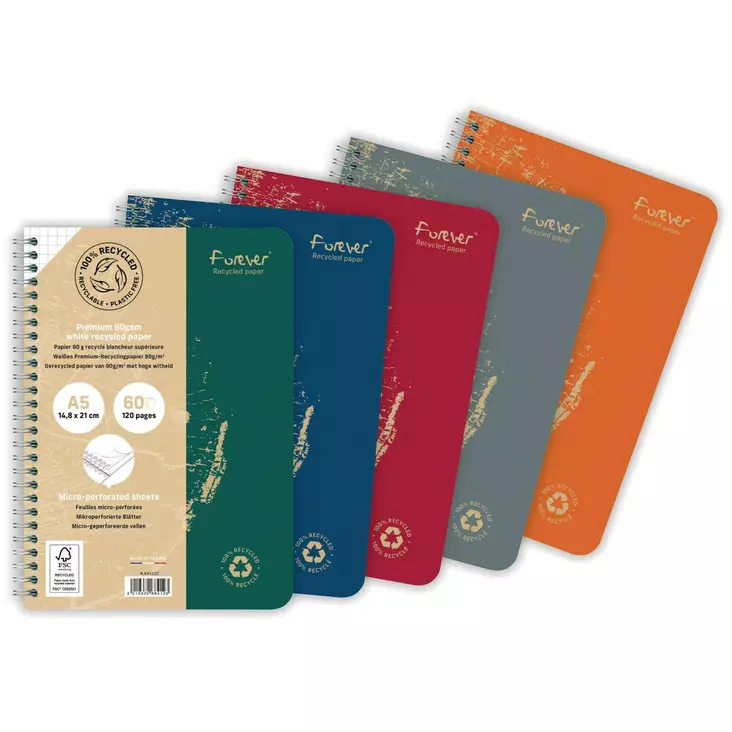 Rhodia Forever kierrevihko A5/60 5x5 ruu - Muisti- ja konttorikirjat - 14137393 - 1