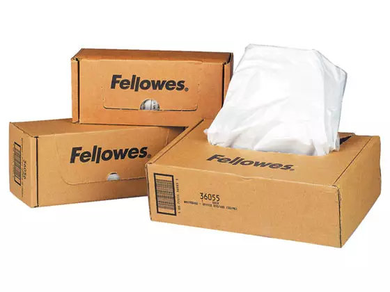 Silppureihin joissa n. 53-85l silppusäiliö. 50 pussia / paketti. - Paperintuhoojat - 59533 - 1