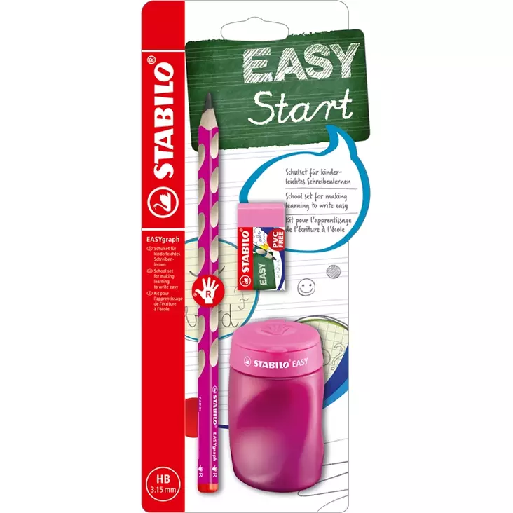 STABILO EASYgraph School Set pink oikea - Lyijykynät - 16213 - 1