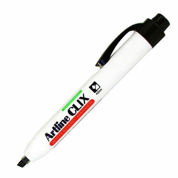 Taulukynä EK-593 4mm viisto, musta, mekanismilla - Merkkauskynät, -tussit - 165243 - 1