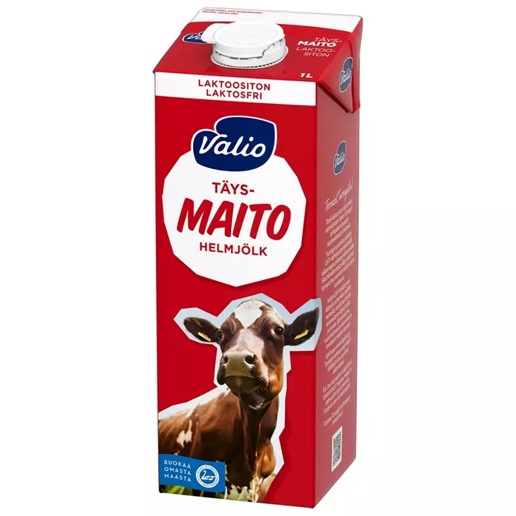 Täysmaito 1L Valio UHT laktoositon - Maidot ja kermat - 18453 - 1