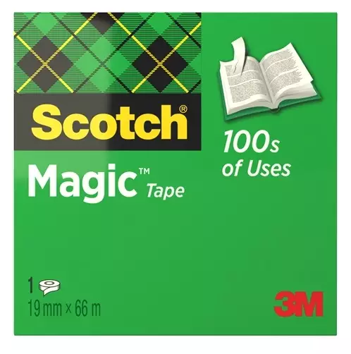 Teippi Scotch Magic 810 19mm x 66m - Toimistoteipit, teipinkatkojat - 631113 - 3