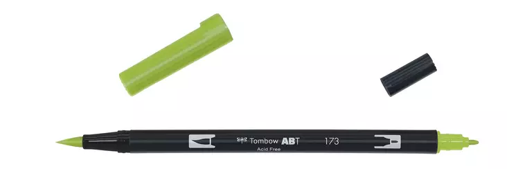 Tombow ABT Dual Brush 173 willow green - Taidekynät - TOM11173 - 1