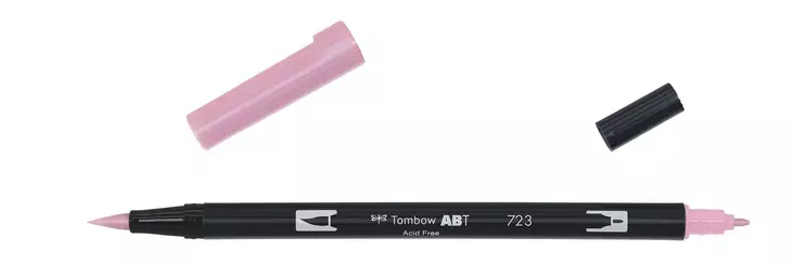 Tombow ABT Dual Brush 723 pink - Taidekynät - TOM11723 - 1