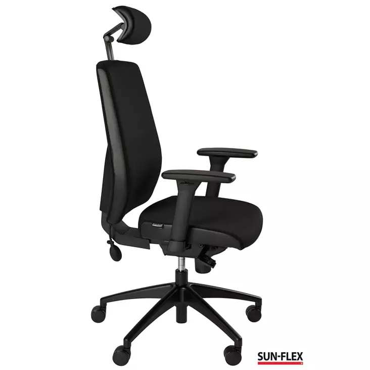 Työtuoli Sun-Flex OfficeChair HB musta - Työtuolit - 333333 - 1
