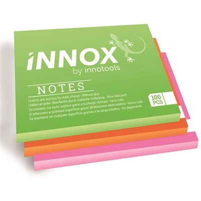 Viestilappu Innox Notes 10x10 cm 3 värin pakkaus - Viestilaput, muistilaput, kuutiot - 236863 - 1