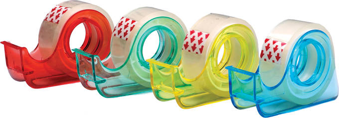 Yleisteippi kirkas 15mm x 10m, katkojalla - Toimistoteipit, teipinkatkojat - 160603 - 1