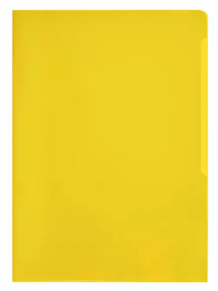 Muovitasku STANDARD A4 PP keltainen 100 kpl - Muovitaskut - 233704 - 1