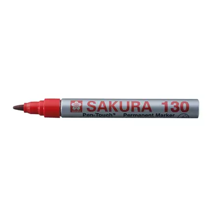Huopakynä Sakura Pen-Touch 130 1,2 mm punainen - Merkkauskynät, -tussit - 22924 - 1
