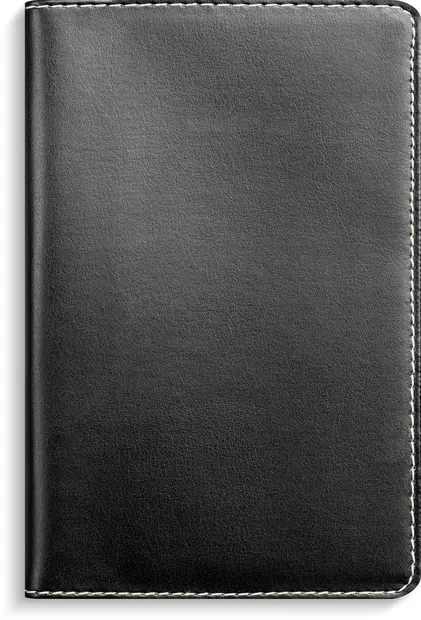 Kalenteri 2026 Exclusive musta keinonahka - Taskukalenterit - 398004 - 2