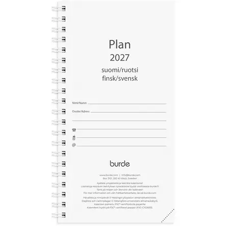 Kalenteri 2027 Plan vuosipaketti - Taskukalenterit - 10124 - 1