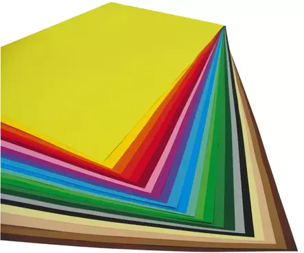 Kartonki 46x64cm 225g oranssi 25 kpl/pkt - Värilliset tulostuspaperit - 53274 - 1
