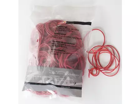 Kuminauha Scriva ohut 2mm/57mm 100g pun - Kumirenkaat - 10884 - 1