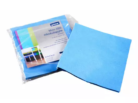 Mikrokuituliina Prima Micro 3000 37x40cm sininen 5kpl - Siivous-ja keittiötarvikkeet - 77154 - 1
