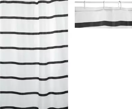 Suihkuverho raidallinen - Kiinteistövarusteet - 146814 - 1