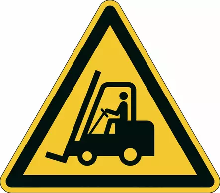 Varoitustarra 'Varo Trukkia!' 430x430 - Työturvallisuustuotteet - 173404 - 1