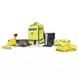 Reppu HI-VIS 32-38 litraa, keltainen - Tietokonelaukut ja -reput - DICP2047104 - 7