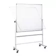 Bi-Office valkotaulu magneettinen pyörillä 150 x 120cm - Lasi,valko,pellava,korkki,fläppi,-taulut - QR0404 - 4