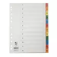 Hakemisto Q-Connect A4 1-12 PP värillinen - Hakemistot, rekisterit - 218144 - 2