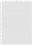 Hyllynreunaetiketti Slim A4 perforoitu 39x52mm 1500arkkia/ltk - Tarrat, kalvot ja etiketit - 4000304 - 1
