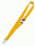 Kaulanauha Durable 8137 44 cm keltainen 10 kpl/pak - Nimikortit, kongressineulat, kaulanauhat - 813704 - 2