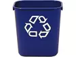 RUBBERMAID PAPERIKORI 12,9L SININEN - Paperikorit, roskakorit - 72974 - 1
