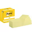 Viestilappu Post-It 655 76x127mm keltainen - Viestilaput, muistilaput, kuutiot - 18354 - 2