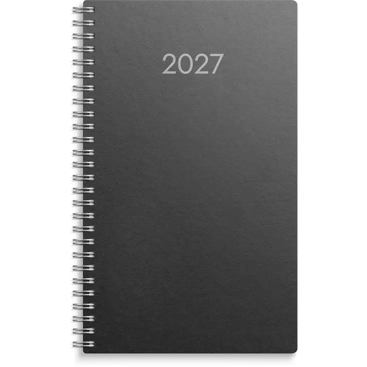 2-viikon pöytäkalenteri Eco 2027 musta - Pöytäkalenterit - 10164 - 1