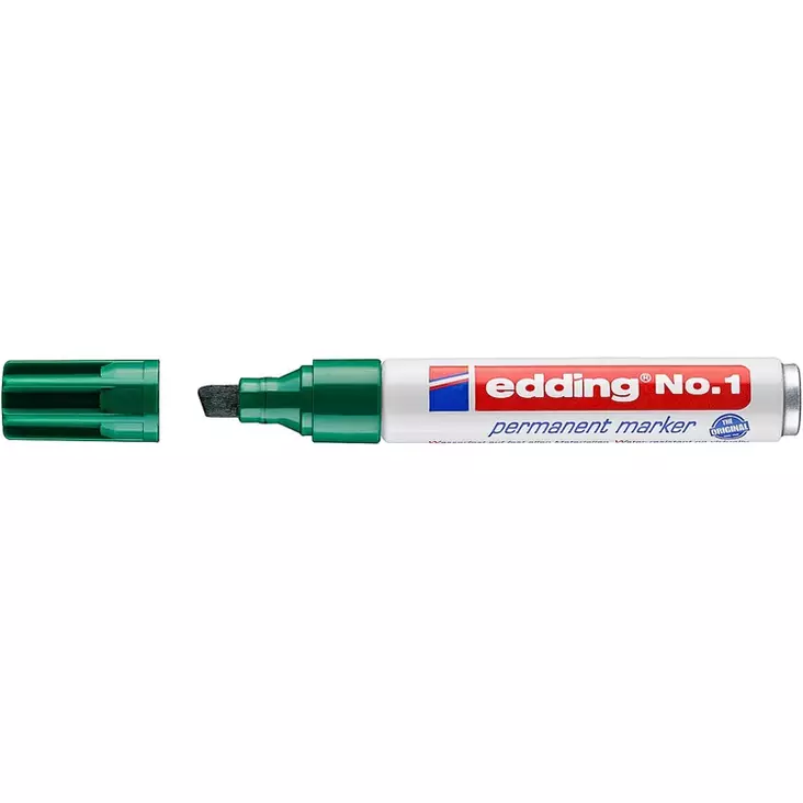 Merkintäkynä edding No.1 pysyvä vihreä - Merkkauskynät, -tussit - 451114 - 1