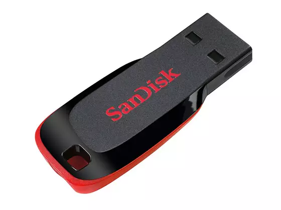 Muistitikku Sandisk Cruzer Blade USB 2.0 128 GB - Muistitikut, CD-, DVD-levyt - 80914 - 1