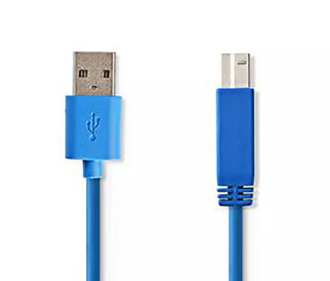 NEDIS USB 3.0 LAITEKAAPELI A - B 2M SIN. - Muut kaapelit - 91734 - 1