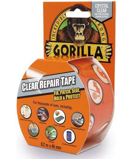 Gorilla teippi Clear Repair 48mm x 8,23m kirkas - Pakkaus-, ilmastointiteipit, tarranauhat - 140404 - 1