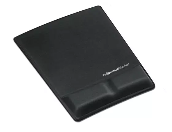 Hiirimatto rannetuella Fellowes Health-V musta - Hiirimatot ja -alustat - 64584 - 1