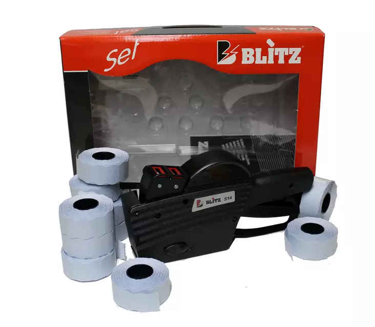 Hinnoittelukone Blitz S14 2-rivinen - Hinnoittelulaitteet ja tarvikkeet - BLITZS14 - 2