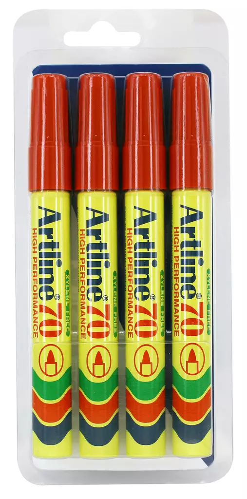 Huopakynä EK-70/C4 1.5mm Punainen - Merkkauskynät, -tussit - ART007010B4 - 1