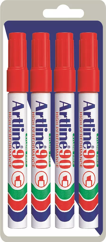 Huopakynä EK-90/C4 5.0mm punainen - Merkkauskynät, -tussit - ART009010B4 - 1