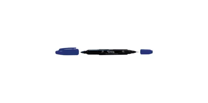 Huopakynä Twin marker 0,3/1-2mm sininen - Merkkauskynät, -tussit - 5719644 - 1