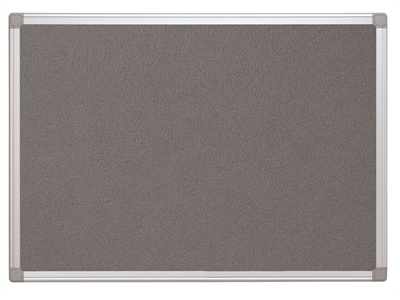 Ilmoitustaulu Q-Connect 1200X900mm harmaa - Lasi,valko,pellava,korkki,fläppi,-taulut - 553024 - 1