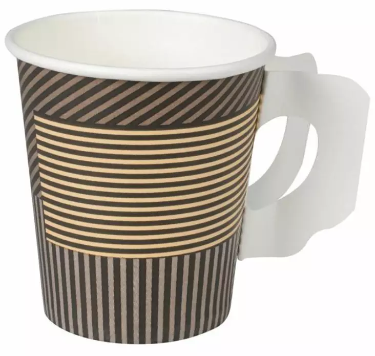 Kahvikuppi 180/200ml GASTRO, ruskea korvallinen, 50kpl/pss - Kertakäyttöastiat - 133324 - 1