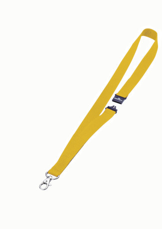 Kaulanauha Durable 8137 44 cm keltainen 10 kpl/pak - Nimikortit, kongressineulat, kaulanauhat - DU813704 - 1