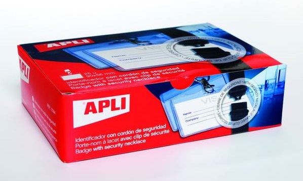 Kaulanauha kongressitaskulla 90x56mm vaaka - Nimikortit, kongressineulat, kaulanauhat - 11744 - 1