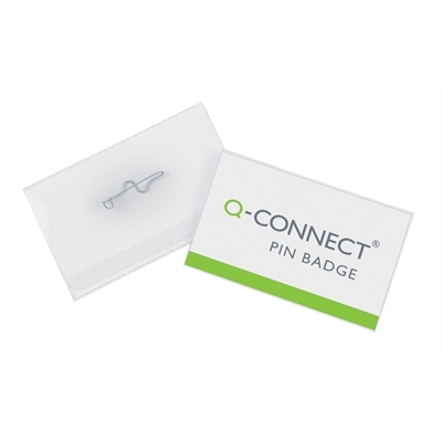 Kongressineula Q-Connect 54X90mm/50 - Nimikortit, kongressineulat, kaulanauhat - 275504 - 1