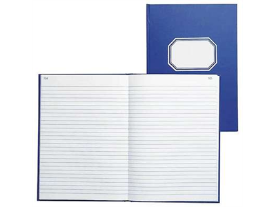 Konttorikirja 361 A4/192 viivat numeroitu sininen - Muisti- ja konttorikirjat - 210004 - 1
