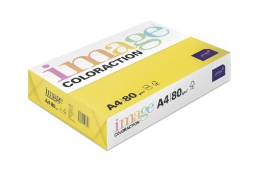 Kopiopaperi A4/80g IMAGE 56 Sevilla Rypsinkeltainen, 500ark/riisi - Värilliset tulostuspaperit - 1619144 - 1