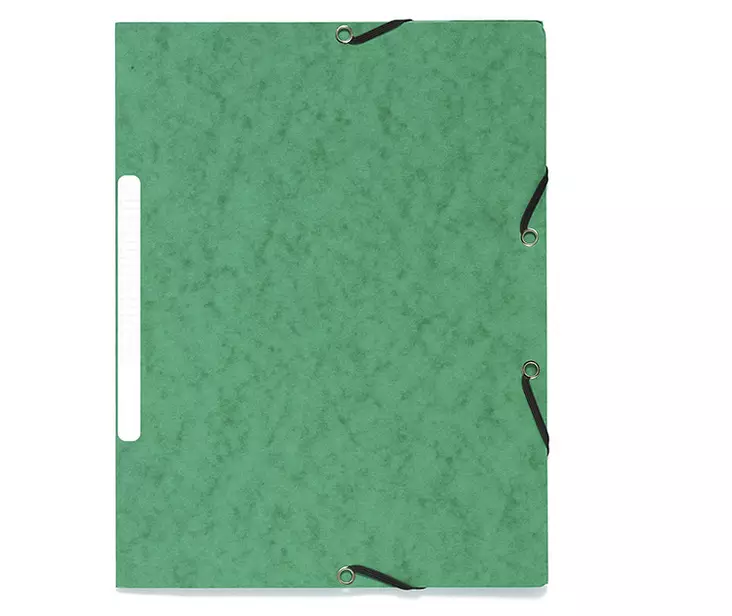 Kulmalukkokansio A4 läpillä, vihreä - Kansiot - 13014 - 1